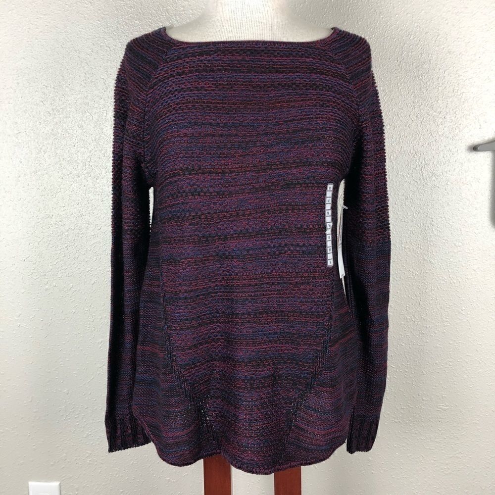 NWT Passports Long Sleeve Sweater Top Size M